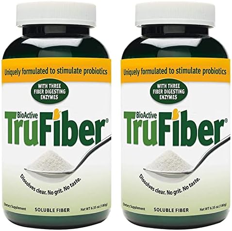 TruFiber Master Supplements 6.35 oz, Pack of 2 - Prebiotic Fiber to Help Boost Probiotic Growth - Supports Digestive Health - Vegan, Gluten Free - 100 Total Servings