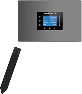 BoxWave Stylus Pouch Compatible with Grandstream UCM6301 - Stylus PortaPouch, Stylus Holder Carrier Portable Self-Adhesive for Grandstream UCM6301 - Jet Black