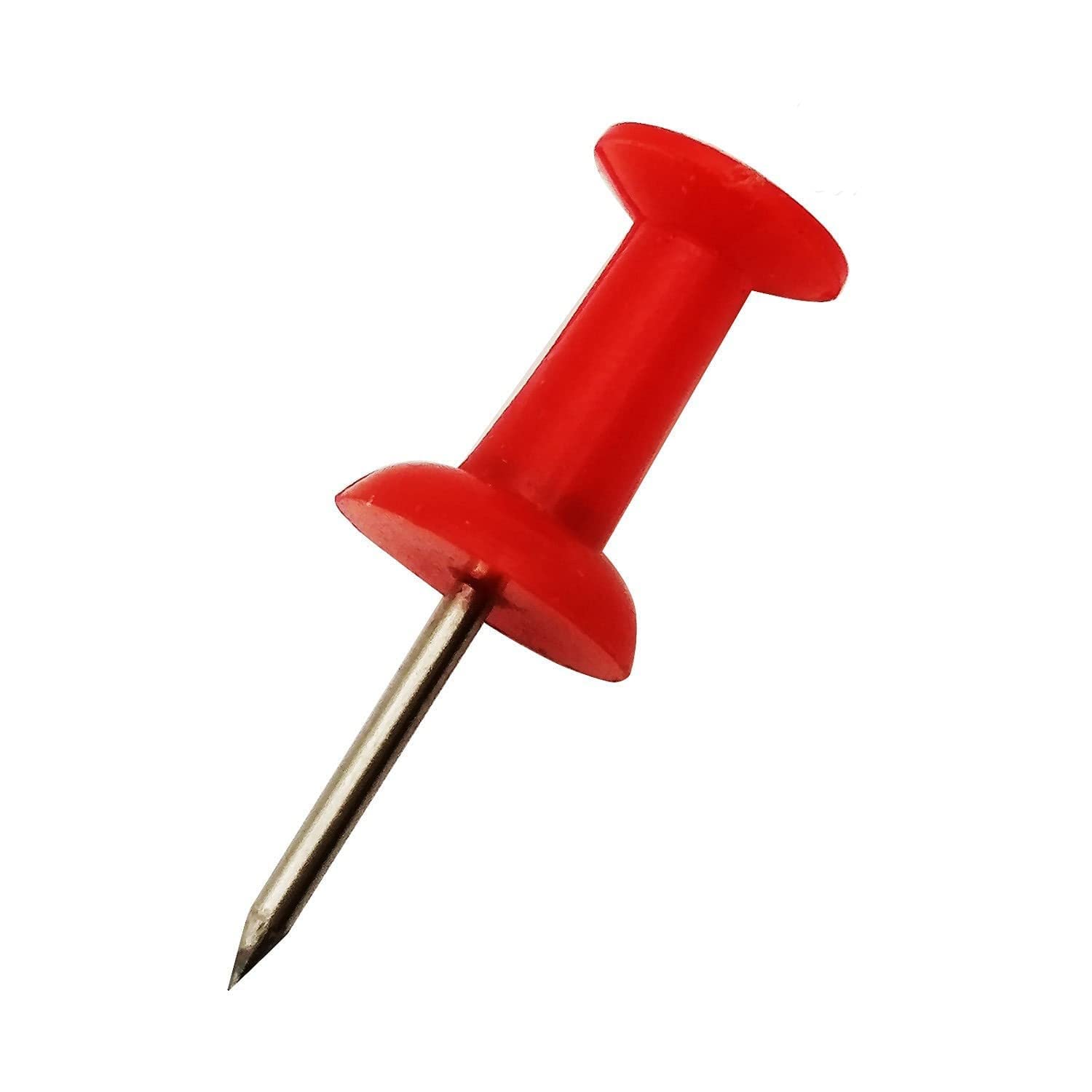 Aabhir Traders Push Pins Steel Point/Board Pins/Thumb Pins,Tracks & Pins Gem Pins for Notice Boards Soft Board Display Board of Office Home School, Shop with a Reusable Storage Box (Pack of 50 Pins) 3