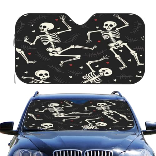 Couverture pare-brise avant voiture squelettes pliante pour camping car