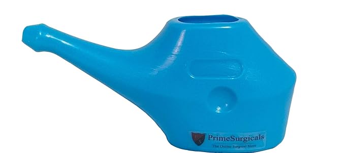 PrimeSurgicals Durable Plastic Jal Neti Pot (Sky blue)