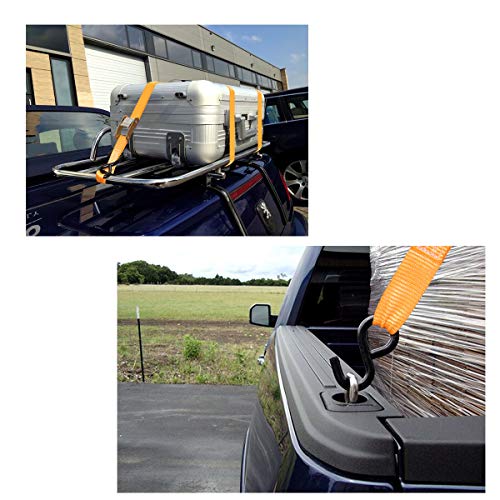 Jchl Cambuckle Tie Down Straps, Lashing Straps Cargo Tie Down Strap 1" X20' Ratchet Tie Down Straps Coated S-Hooks 1000Lbs Capacity Securing Straps (Pack Of 2) #TOP6