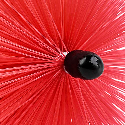 SGCB 18” Long Car Rim Cleaning Brush, Easy Reach Deep Wheel and Rim Detailing Brush Narrow Car Wheel Rim Cleaner Brush Soft Bristle Rim Tire Detail Wheel Hub Brush for Rim Wheel Exhaust Tips