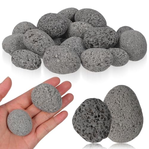 SUPVOX 2.2lb Sauna Rocks Stones: 0.8-1.2" Lava Rocks Replacement -