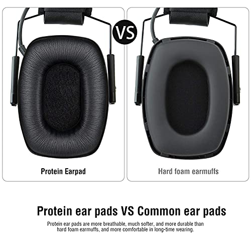 Awesafe Electronic Shooting Earmuffs Ear Hearing Protection Headphones For Shooter Gun Range Noise Reduction Sound Amplification (Green) #TOP4