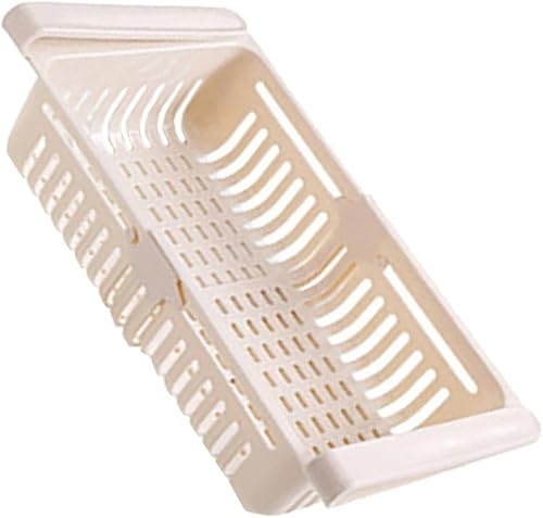 Hemoton Organizador de alimentos tipo caja de 2 piezas, color amarillo vegetal, clasificado para refrigerador, estante para nevera, protector de