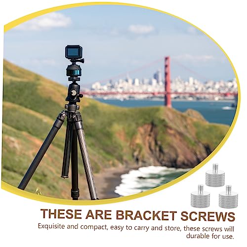 Parliky 3 Pçs Parafuso Montagem Da Câmera Acessórios Da Câmera Adaptador De Microfone Suporte De Fix