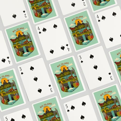 Baraja de cartas Poker Big Island Hawaii 52 cartas miniatura 4