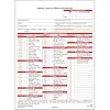 J. J. Keller 10-Pack, Annual Vehicle Inspection Report Form & Red FMCSA Label Aluminum, 3-Ply Carbonless Form, DOT Compliant #5