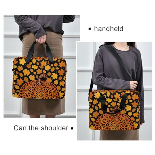 Funda Laptop tipo Bandolera con Asa 15.6" Naranja miniatura 2