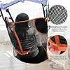 MDSTOP Universal Full Body Patient Lift Sling, Transfer Sling for Elderly & Disabled with Padded, Patient Aid Lift Medical Sling for Shower Bath, Transfer, Positioning and Lifting (Black)