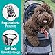 Innopet Avenue Meliertes Grau Leichter Hunde- & Katzenbuggy - Regenschutz inklusive - Kompakter Stadt-Hundewagen - faltbarer 2-Rad-Buggy mit Sicherheitsleinen & Aufbewahrungskorb