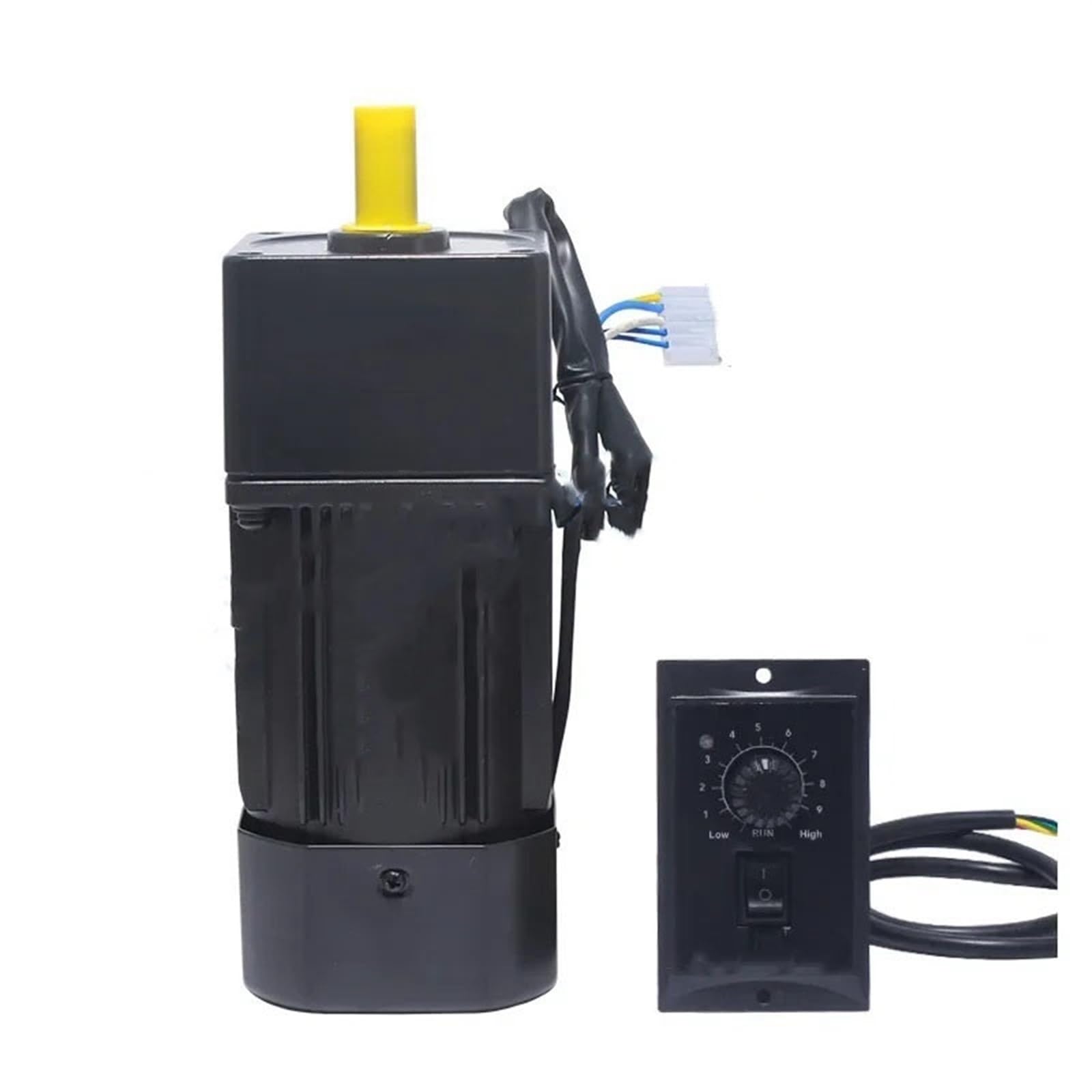 Motorreductor de velocidad variable 5RK60RGN-CF de 60 W, 220 V CA, monofásico, con marco de 90 x 90 mm, reductor de velocidad reversible Reducción de par(12.5K 100RPM)