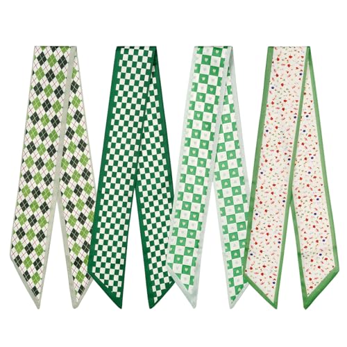 Foulard pour cheveux fins accessoire de mode et ruban de sac à main en sergé