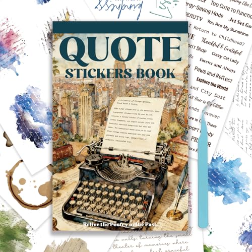 3000+PCS Inspirational Quote Stickers Pre-Cut Decals for Journaling Scrapbooking Card Making Quote Stickers for Journaling Junk Journal Supplies Planner Stickers for Water Bottle Laptop DIY Crafts