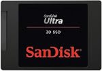 SanDisk Ultra 3D NAND 1To Disque SSD Interne - SATA III 6 Gb/s, 2,5 po/7 mm, Jusqu'à 560 Mo/s - SDSSDH3-1T00-G26