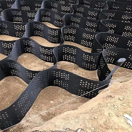 Grilles de contrôle de boue pour stabiliser un sol instable en pente de 10m - 2