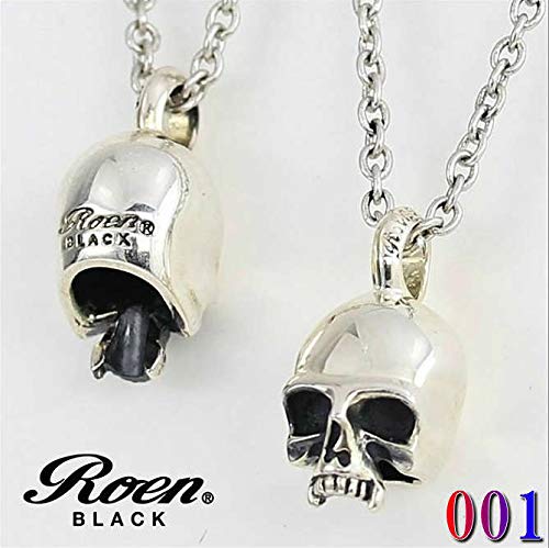 ROYALORDERシルバー925 バラ スカル ネックレス 約50cm