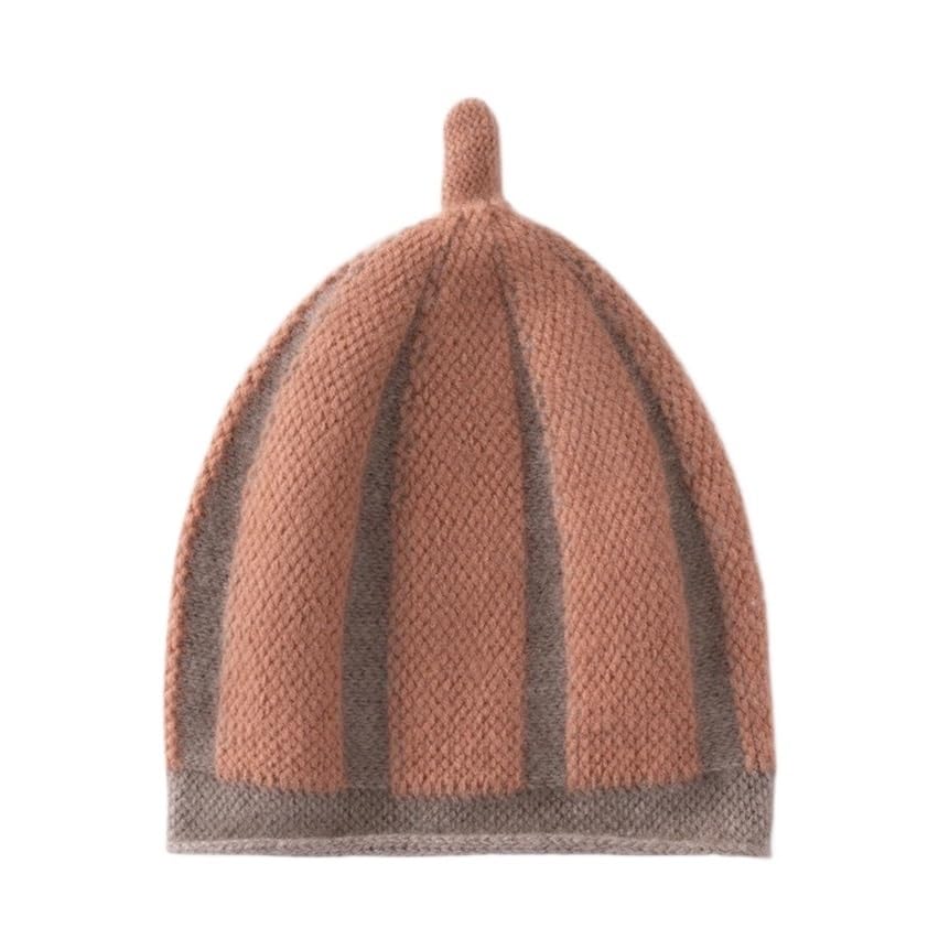 Bonnet tricoté hiver cachemire enfants cadeau de naissance et anniversaire
