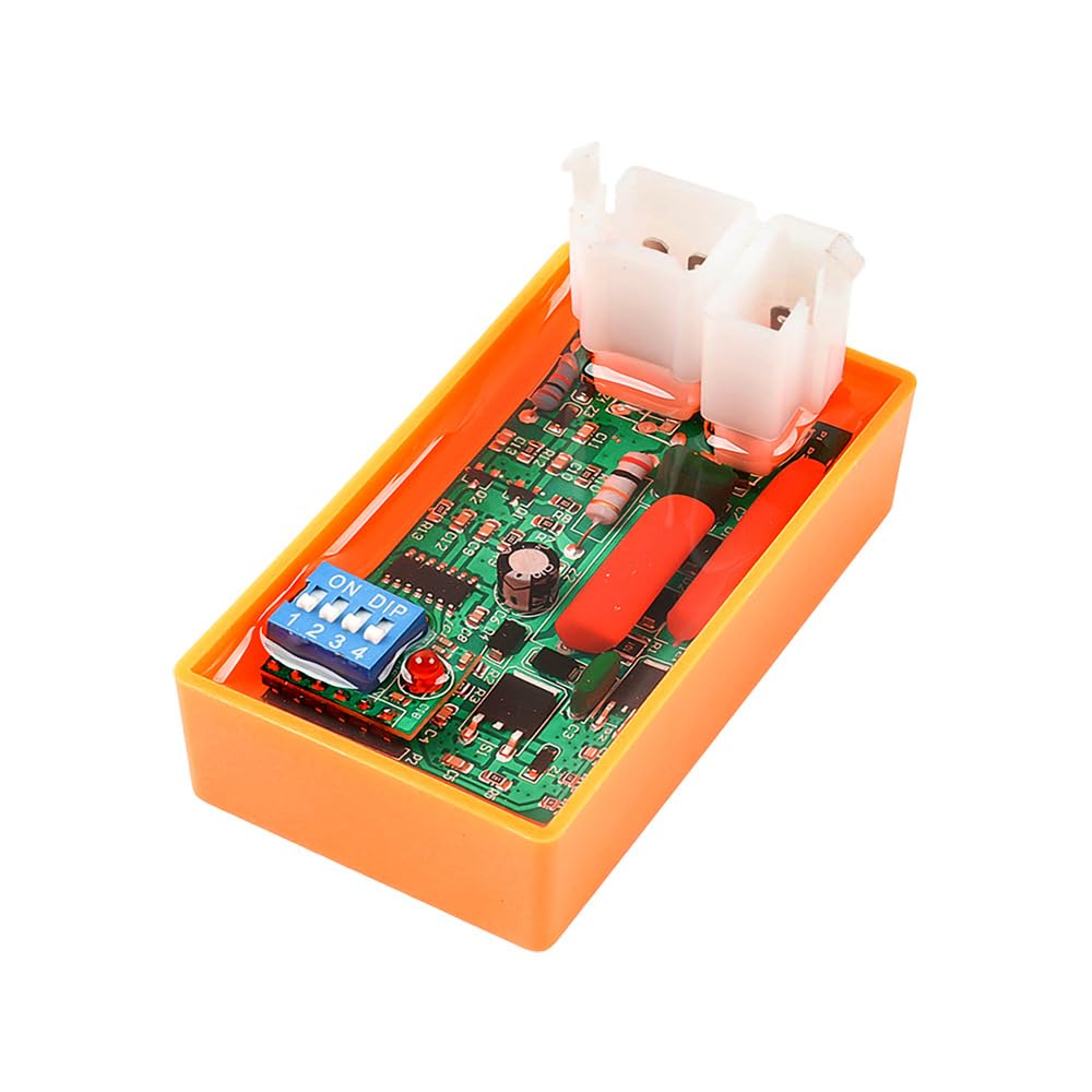 5 Pin Adjustable AC CDI Motorcycle Ignition Box For WAVE100 Racing YX140 YX160 C100 AT110,Dual Plug Cdi Fits Many 5 Stroke Models of Atvs, Adjustable 5 Pin, Dirt Bikes, Ignition Go Karts Powersports