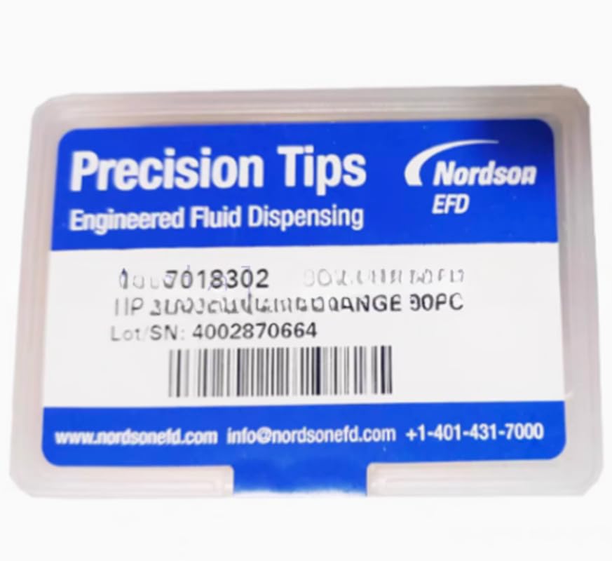 7018302 (50pcs/Box) Precision Plastic Dispensing Heads Double Threaded Heads