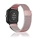 Produktbild Niboow 20mm Armband für Amazfit GTS 4/GTS 3/GTS 4 Mini/GTS 2 Mini/GTS 2/GTS 2e/GTS/GTR 42mm, Edelstahl Metall Uhrenarmband für Amazfit Bip 3 Pro/Bip 3/Bip Lite/Bip S/Bip U Pro/Bip S Lite - Rosa