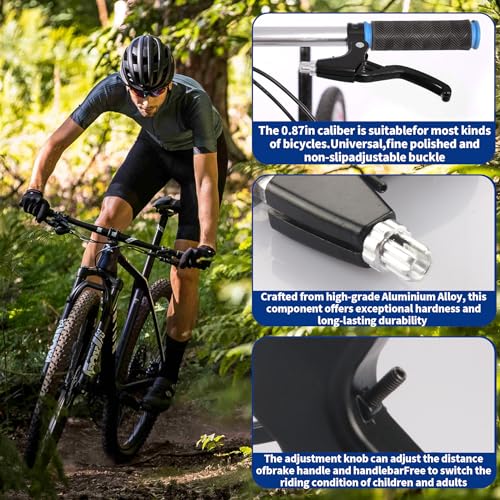 image for Gashwer Universal 2.2cm Bike Brake Levers Aluminum Alloy V-Brake Handl