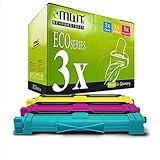 Contenu de la livraison et rendement de pages: 3x Toner Cartouche (1x Rouge avec approx. 2.200 pages, 1x Jaune avec approx. 2.200 pages, 1x Bleu avec approx. 2.200 pages), rendement de pages resposent sur A4 pages avec 5% de couverture