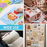 4 Sellotape Refills for Dispenser, Small Cellotape Rolls Mini Invisible Sticky Tape Clear Packing Tape Rolls Transparent Strips for Sealing Gifts Wrap Home Office School Christmas (24mm x 15Y) - Image 3