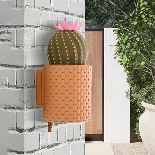 Porte-clés mural en forme de cactus de 14 cm, crochet décoratif mural et rangement d'entrée - 4