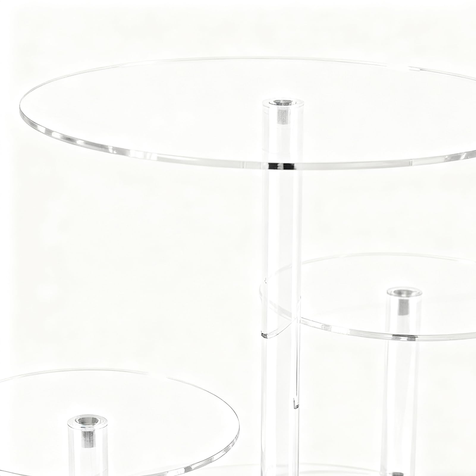 Supporto Torre Per Cupcake Porta Servizio In Acrilico Trasparente | Supporti Per Cupcake Per Tavolo Dei Dolci Per Biscotti Pasticceria Matrimonio Compleanno Festa Shower Buffet Home Bar