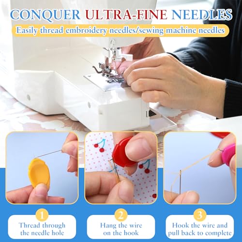 image for Fedmut 35PCS Needle Threaders for Hand Sewing, Sewing Machine Needle T