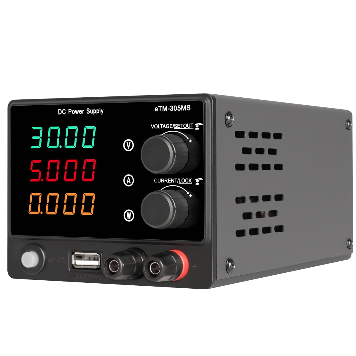 DC Power Supply Variable 10-Pack, 0-30V 0-5A, PD18W USB Adjustable Power Supply