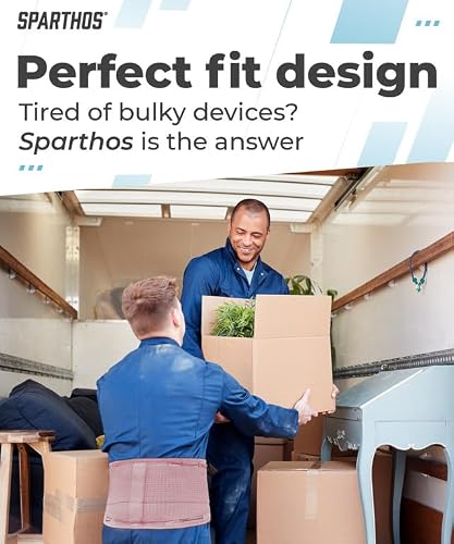 image for Sparthos Back Support Belt - Immediate Relief from Back Pain, Herniate