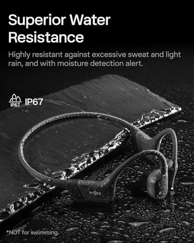 Image of SHOKZ OpenRun Bone Conduction Bluetooth Headphones, Black, USB-C Charging (Pack of 2)