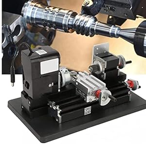 Mini Metal Lathe Z20002m 24 W met 20000RPM Motor 100-240 V DIY Works Tool Zwart DIY Draaibank Machine Mini Metalen Lathe…