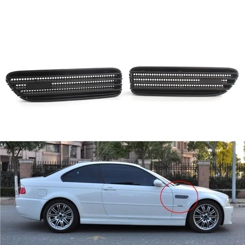 Grille de ventilation garde-boue latéral aileron pour Bmw série 3 E46 2001-2006
