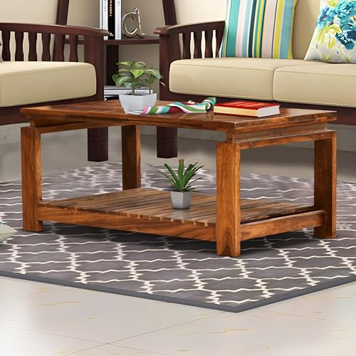 Image of Sheesham Wood Coffee Table (2)
