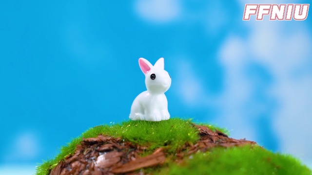 Amazon.com: FFNIU Miniature Rabbit Figurines, 100Pcs Mini Resin