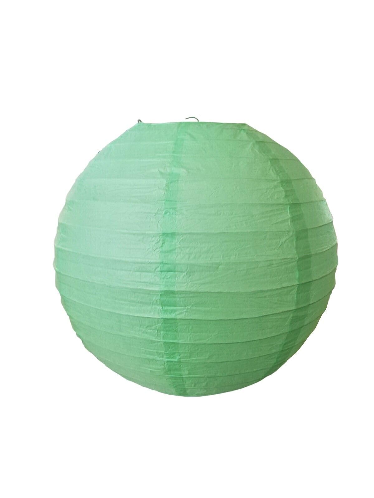 Paper Lantern 14''/35cm Lampshade Light Shade in Green