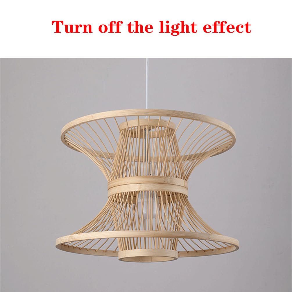 Lámparas Colgantes De Bambú Creativas De Estilo Chino Lámpara Colgante Hueca Irregular Lámpara Iluminación De Material Natural para Decoración del Hogar Lámpara Araña De Mimbre Pastoral