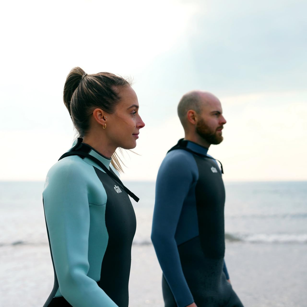 Gill Mens Pursuit 4/3mm Neoprene Full Body Long Sleeve Wetsuit - Water Sport Surfing Paddleboard Swimming