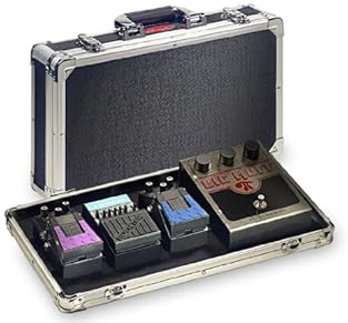 Abs case for guitar effect pedals (pedals not included) Rugged plastic moulded abs case with strong, extruded aluminium edging High density foam padded interior for extra protection Rubber feet for vertical positioning Abs case for guitar effect peda...