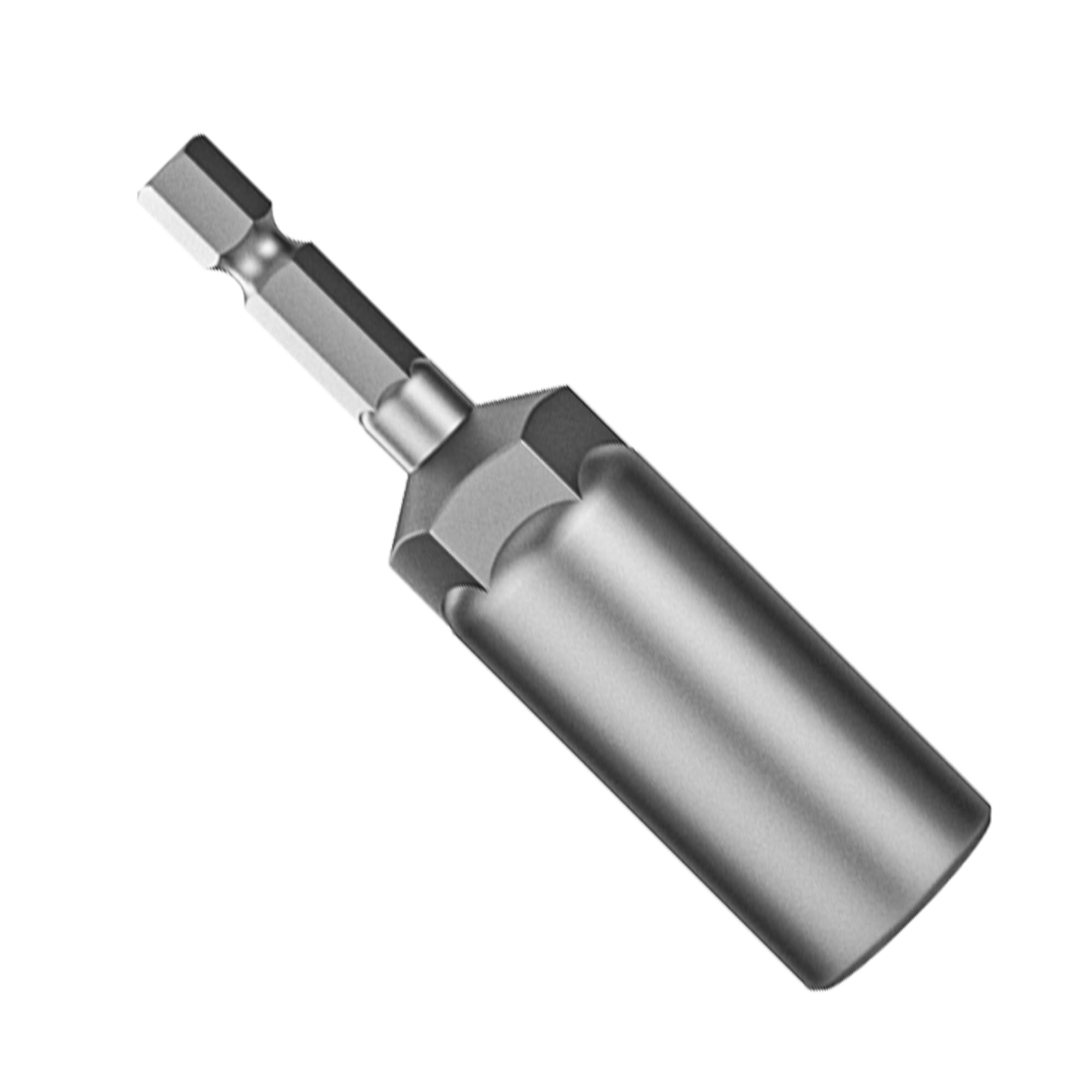 HUHAO 1/4" Hex Shank Magnetic Power Nut Driver Bit,Quick Change Socket Nut Impact Driver Adapter,5/8" Socket 80mm Length Power Drill Driver Bits for