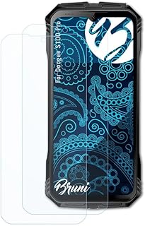 Bruni Screen Protector compatible with Doogee S100 Pro Protector Film, crystal clear Protective Film (2X)