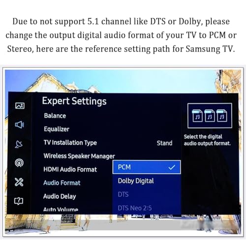 Image of 192KHz DAC Optical to 3.5mm Converter, Optical Audio Cable to AUX Adapter, Unidirectional from Digital to Analog SPDIF to Aux Cable for Connecting TV (Optical) to Speaker & Headphone (AUX)