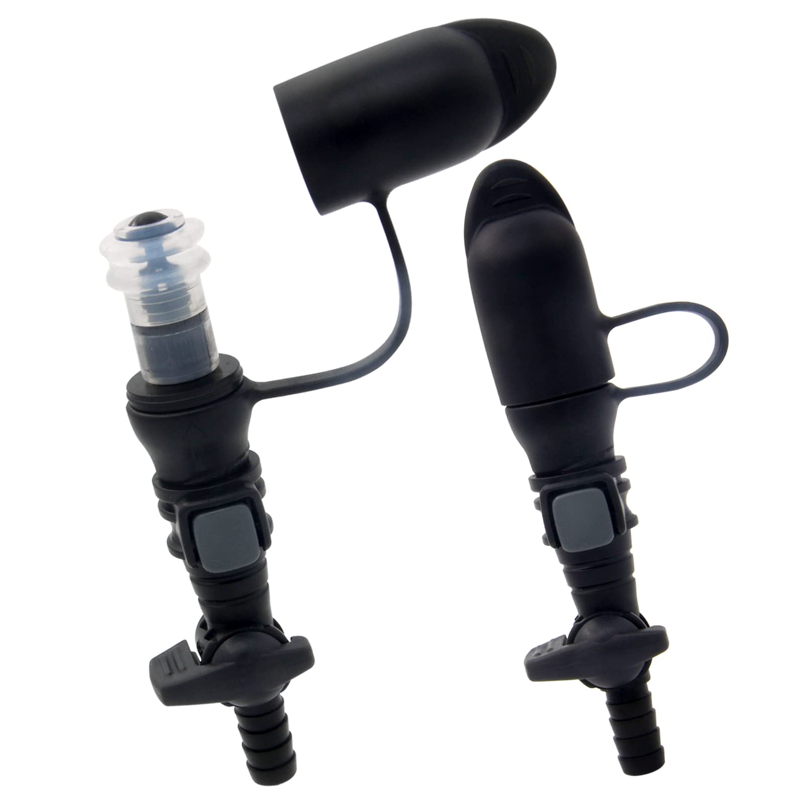 2 Pack Hydration Bags Bite Valve Mouthpiece Replacement for Cross Country Bladder Bag Detachable Universal Manual Switch for Any Hydration Pack System (Black)-image-37
