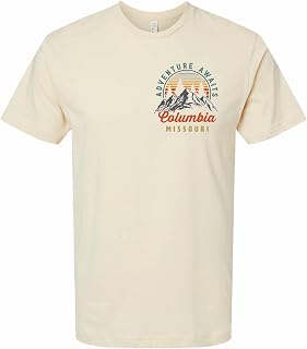 Columbia Missouri Adventure Awaits Souvenir Unisex Cotton T-Shirt