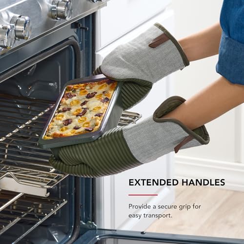 KitchenAid Nonstick Swiss Engineered Aluminized Steel Loaf Pan, Dishwasher Safe, 9 x 5 Inch, Evergreen - image 5