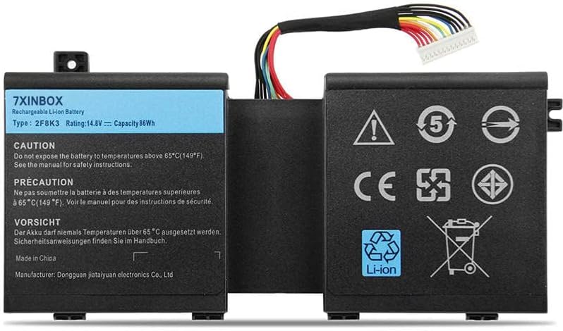 14.8V 86Wh 2F8K3 Replacement Laptop Battery Compatible with Alienware 17 18(ALW18D-1788) M18X M17X R5 2F8K3 02F8K3 0KJ2PX G33TT